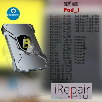 IRepair P10 Polje NAND Programer ID Ne-Odstranite Trdi Disk Programer SN Prebral Pisanje Za iPhone 6 7 7P 8 X iPad nand nadgraditi orodje