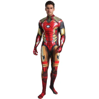 Iron Man Kostum Cosplay Zentai Bo Ustrezala Superheroj Kostum