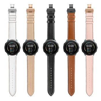 Italija Pravega Usnja Pasu Trak za Samsung Galaxy watch 3/46mm/42mm/aktivna 2/Prestavi S3 zapestnica Huawei watch GT/2/2e/Pro