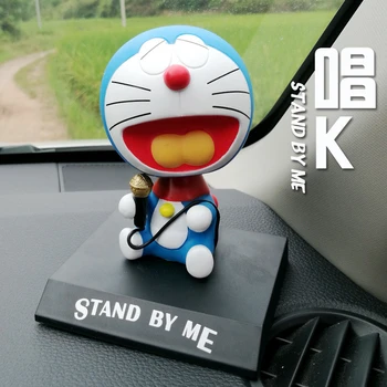 Japonska Doraemon Številke Lutka Igrače 11 cm Doraemon Tresenje Glave Dejanje Slika Lutka Avto Dekoracijo Otroci Igrače