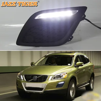 JAZZ TIGER Auto Light-Off Funkcija Nepremočljiva 12V Avtomobilska LED Dnevnih Luči LED DRL Lučka Za Volvo XC60 2011 2012 2013