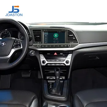 JDASTON Android 10.0 Avto DVD Predvajalnik Hyundai ELANTRA 2016 2017 WIFI, GPS Navigacija 2 Din avtoradio, Predvajalnik Večpredstavnostnih RDS Zemljevid