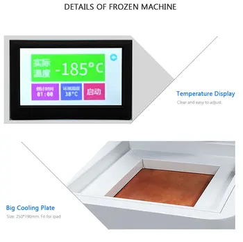Jiutu LCD Zamrznitev Ločilo -185 Stopnjo Mini Hladilnik, Pralni Za Samsung Rob S8 S20 Za iPhone Tablični računalnik Zaslon Prenove