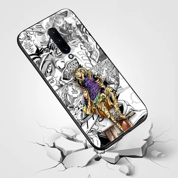 JoJo ' s Bizarre Adventure serije kaljeno steklo TPU mehki silikonski telefon primeru zajema lupini nemoteno coque Za OnePlus 6 6T 7 Pro 7T