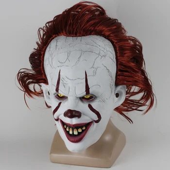 Joker Pennywise Masko Stephen King Je Drugo Poglavje 2 Grozo Cosplay Latex Maske Klovn Halloween Kostum Prop