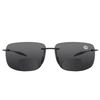 JULI Bifocal sončna Očala za Moške, Ženske Presbyopia Branje Očala Klasičnih Kvadratnih sončna Očala Z Dioptrije +1.5 +2.0 +2.5 8009