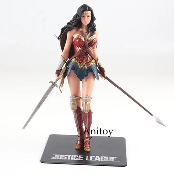 Justice League ARTFX Kip Wonder Woman Batman Flash Superman Kiborg Akcijska Figura, PVC Zbirateljske Model Igrača