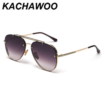 Kachawoo retro sončna očala za moške, modni očala za sonce kovinski visoko kakovost vožnje ravno top moški dodatki, vroče prodaje spusti ladje
