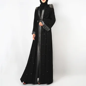 KALENMOS Muslimansko Obleko Imperij Outwear Plus Velikost Abaya Dolge Plašče Tunika Bližnjem Vzhodu Ramadana Arabski Islamski Zimski Oblačila Burka