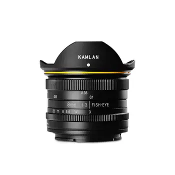 KamLan 8 MM F3.0 APS-C Priročnik Wide Angle Fisheye Objektiv za Sony Fisheye Objektiv za Canon Wide Angle Fisheye Objektiv Mirrorless Fotoaparat