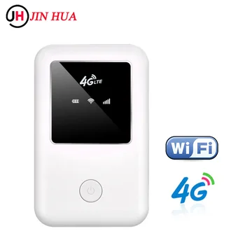 Kartica SIM Modem 4G LTE Usmerjevalnik Brezžični Auto Mobilne Prenosne Wifi Hotspot Odklenjena Širokopasovnih Ključ WiFi Usmerjevalnik Z Režo za Kartico Sim