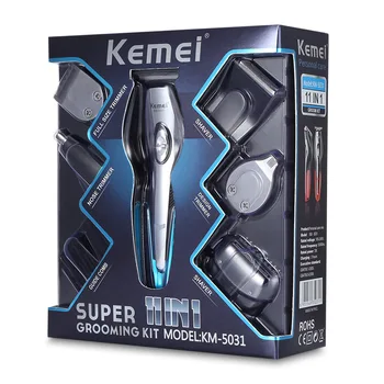 Kemei hair trimmer KM5031electric lase rezanje strokovno clipper britje brado akumulatorska orodja trimer cliper