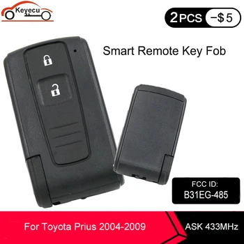 KEYECU Smart 2 gumb za Daljinsko Ključni fob VPRAŠATI 433MHz za Toyota Prius 2004-2009 FCC ID: B31EG-485 MOZB31EG / M0ZB31EG