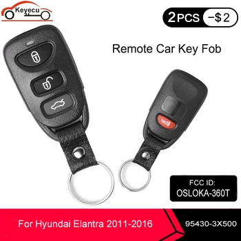 KEYECU za Hyundai Elantra 2011 2012 2013 2016 Avto Daljinski Ključ F.o.b. FCC ID: OSLOKA-360T 95430-3X500 95430-3X501