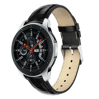 Krokodil Pravega Usnja Band Za Samsung Galaxy Watch 42mm 46mm Smart Watchband Zapestja Pasu Trak