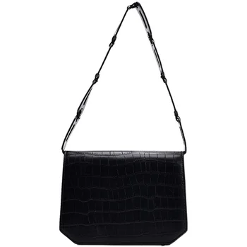 Krokodil vzorec Kvadratnih Pazduho vrečko 2020 New Visoke kakovosti PU Usnja Ženske Oblikovalec Torbico Vintage Ramenski Messenger Bag