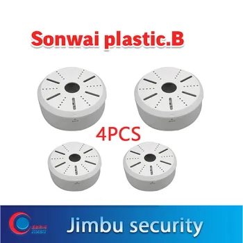 Kupola IP kamero stenskim nosilcem ABS plastike 4PCS universal security cctv kamere nosilec uporablja Tibera plastična škatla