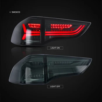 LED Rep Lučka za Mitsubishi Pajero / Montero Šport 2011-2019 Levo Desno LED Rep Svetlobo, Obratno Svetlobe Zaporedno Obračanja Signal