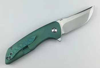 LEMIFSHE Hokaido Flipper folding nož M390 rezilo titanove zlitine 3D ročaj prostem kampiranje, lov sadje nož EOS orodje