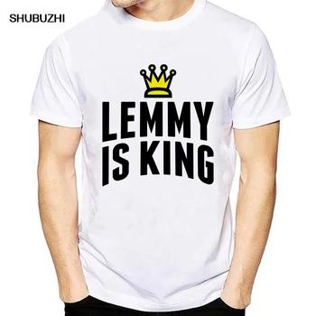 Lemmy Je Kralj Aestheticvintage Poletne Moške/Ženske T-Shirt Harajuku Ulične Camisetas Hombre Moških Smešno Majica S Kratkimi Rokavi