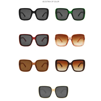 LEONLION Kvadratnih sončna Očala Ženske 2021 Letnik Prevelik Ženske Retro sončna Očala Ogledalo sončna Očala Luksuzne blagovne Znamke Ženska Očala