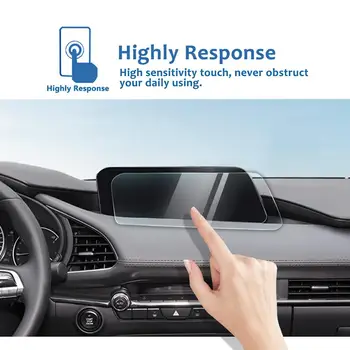 LFOTPP Za Mazda 3 Z 8,8-Palčni 2019 2020 Avtomobilsko Navigacijo, Kaljeno Steklo Screen Protector Film Auto Notranje zadeve Zaščitna Nalepka