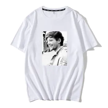 Louis Tomlinson t-srajce moda krog vratu moški ženske t srajce poletje priložnostne vrhovi tee majica kratek rokav t-shirt