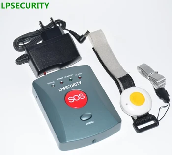 LPSECURITY GSM SOS Alarm gostiteljice Gumb za Samodejno Klicanje, Alarmni Sistem, Varnost, Dom, Alarmi z 1 2 3 4 5 keyfobs