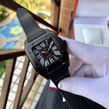 Luksuzne blagovne znamke 1:1 CTR Novih Moških Samodejno Mehanska ura Vse Črno Design High-end Kakovosti AAA iz Nerjavečega Jekla Watch ura darilo