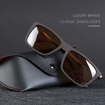 Luksuzne blagovne Znamke Vožnjo sončna Očala za Moške Polarizirana Leče Kvadratni Okvir sončna Očala Voznik Očala Ženske Modni Sunglass UV400