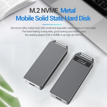 M2 SSD Primeru, M. 2 USB Tip C 3.1 Tok Visoke Hitrosti 10Gbps 1TB SSD Ohišje za NVME PCIE SATA M/B Ključno, SSD Disk v Polje SSD Caddy