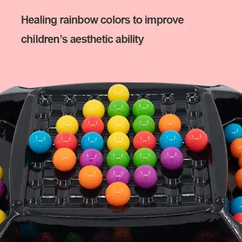 Mavrica Žogo Odpravo Igro Rainbow Magic Puzzle Igra Krovu Šah Igrača Set Za Otroka, Odraslega Otroka, Otroke Zgodaj Izobraževalne Igrače