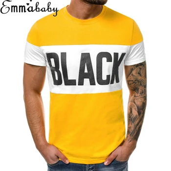 Men ' s Slim Fit Camo Kratek Rokav Telovadnici Mišice Tee Shirt Priložnostne T-shirt Vrhovi Bluzo