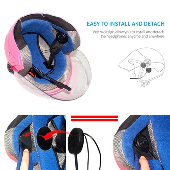 MH01 Motocikel Brezžične Bluetooth Slušalke Čelada Slušalke Dual Stereo Zvočnik prostoročno Funkcijo,resnično Prosto Roko