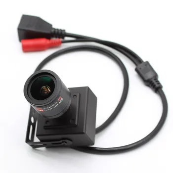 Mini box HD Audio IP CCTV Kamera 2mp, 3mp nočni Omrežja IPC Varnosti H. 265 H. 264 Mic ONVIF XMeye