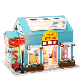 Miniaturni Model, DIY Lutka House Predstavlja Ročno izdelane Igrače Za Odrasle In Otroke Za Rojstni dan In Božič