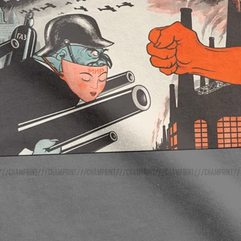 Mobilizirati Raje Majica s kratkimi rokavi Moški Priložnostne Majice CCCP ZSSR Sovjetski KGB Lenin Vrhovi Komunizem Socializem Tees