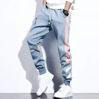 Moda za moške Camo Hlače Haran Hip Hop Svinčnik Joggers Streetpants NAS Velikosti S-XXL