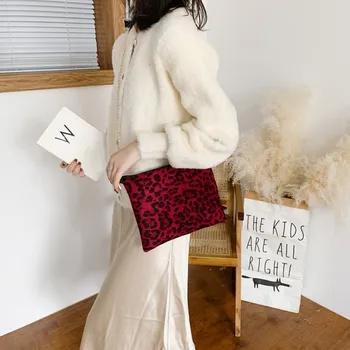Moda za Ženske, Leopard, Tiskanje Hasp Torbici Telefon Torba Torba Messenger Bag Luksuzne ročne Torbe Ženske Torbe Oblikovalec #YY
