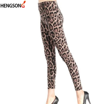 Modni Modeli Ženske Dokolenke Klasična Moda Velika Leopard Tiskanja Dokolenke Ženske Modni Suh Svinčnik Hlače Leggins
