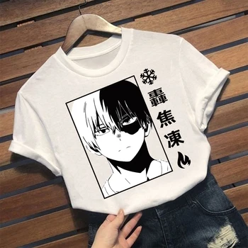 Moj Junak Univerzami Shoto Todoroki T Shirt Boku Ni Junak Univerzami Kratka Sleeved Anime Vrhovi Unisex