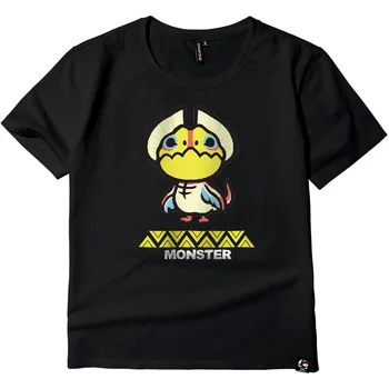 Monster Hunter tshirt Moški unisex majica Risanka t-shirt Tee Priložnostne Top Anime Camiseta Streatwear Kratek Rokav Vrhovi Krpo