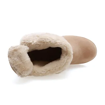 MORAZORA 2020 Pozimi vroče prodaje sneg škornji udobno stanovanje pete krog toe dame čevlji toplo enostavni škornji velika velikost 50