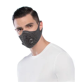 Na Zalogi oglje Maske Fliter Usta Masker Prah Dokaz Športno motorno kolo, Kolo Proti Onesnaževanju PM 2.5 cvetni prah Masko
