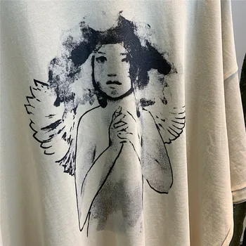 Najboljše Kakovosti Kanye nedeljo Storitev T-shirt Moški Ženske Deklica je Črnilo Slikarstvo Tiskanje Tee T majica