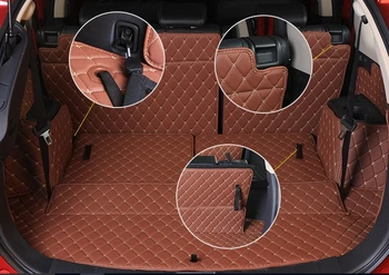 Najboljšo kakovost! Posebno vejo preproge za Mitsubishi Outlander 7 sedežev 2019-2013 nepremočljiva boot preproge tovora linijskih,Brezplačna dostava