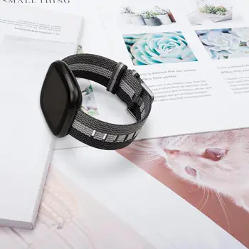 Najlon trak Za Fitbit obratno 3 versa3 platno najlon watchband hitro sprostitev Pletenic zapestnica trak za fitbit občutek Pametno Gledati