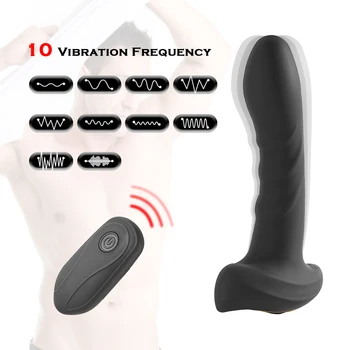 Najnovejši Moški Analni Vibratorji Prostate z vibriranjem G Spot Massager za Moške Dildos Analni Butt Plug Masturbacija Daljinski upravljalnik Seks Igrače