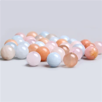 Naravni Morgan Kamen, Noge krog sladkarije, modra, roza, oranžna Morgan krog svoboden distančnik kroglice za nakit, izdelava zapestnica nakit za ženske