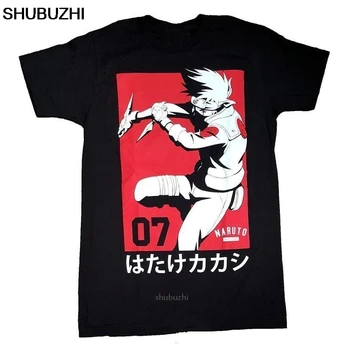 Naruto Shippuden Kakashi Hatake Grafični T Shirt Mens Velikost M , XL, Nova Risanka majica s kratkimi rokavi moški Nov Modni tshirt sbz8412